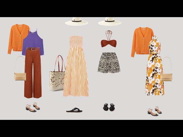 Easy Travel Capsule Wardrobe Creation: City, Beach or Active Vacation Outfits