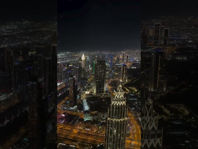 Standing tall at 124 and 125 floors up in Burj Khalifa – views for miles!  #ExploreDubai