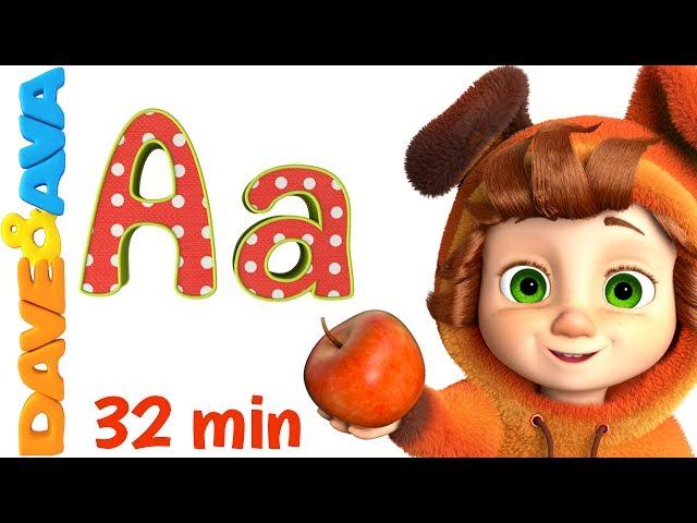  Alphabet Train and more ABC Songs | Alphabet song | Learn ABCs with Dave and Ava 