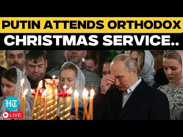 LIVE | Putin Attends Orthodox Christmas Service At Church Of St. George The Victorious In Moscow