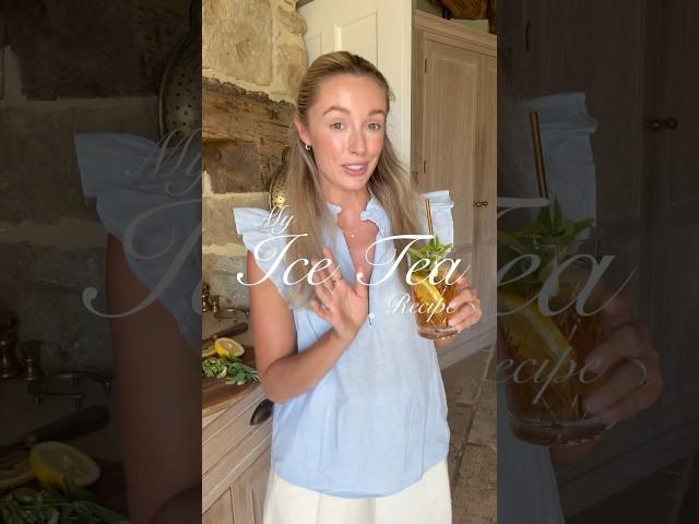 My simple ice tea recipe  #cotswoldslife #kitchengarden #icetea #recipe pe