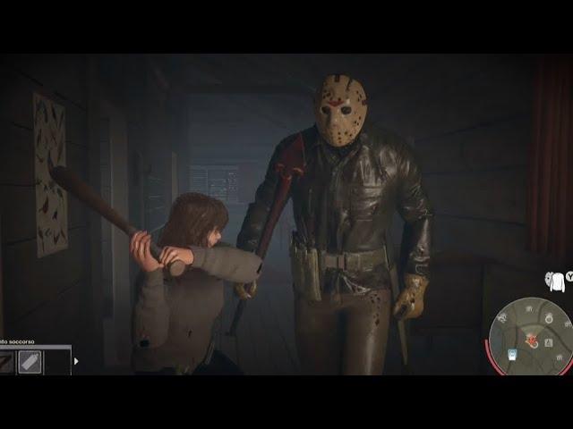 Friday the 13th: Game - Jenny gameplay - Escaping With Tommy (No commentary / As Host)