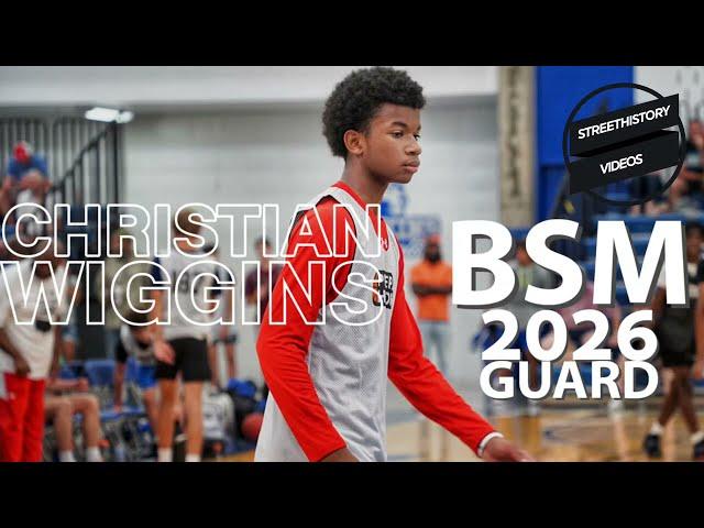 CHRISTIAN WIGGINS (2026) Highlights at @prephoops9869 Freshman Showcase 2022