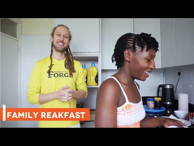 Our Family Breakfast Routine Revealed: White Rasta Man and African Wife