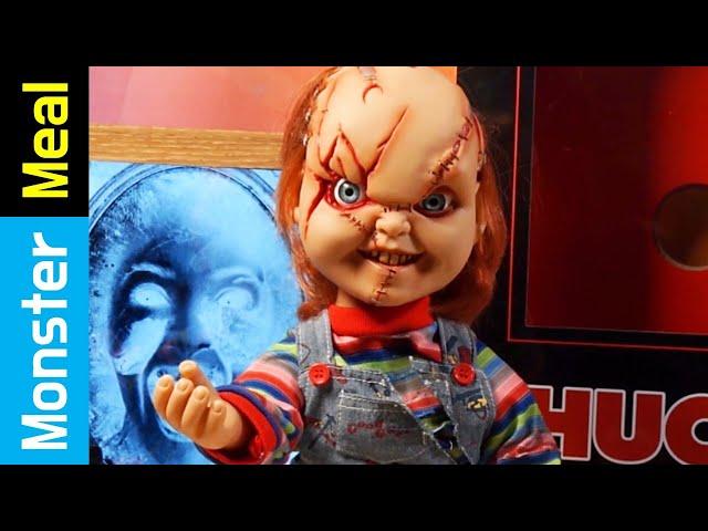 Chucky's outing [fictional video] | Monster Meal ASMR Eating Sounds | Kluna Tik style