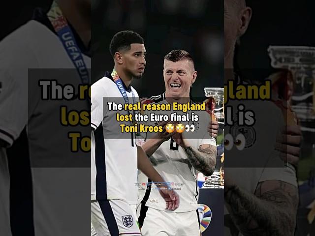 TONI KROOS made England LOSE the Euro final  #football #euro2024