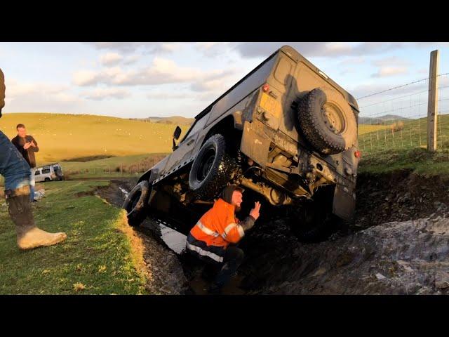 B*STARD LANE, 4X4 OFF-ROADING in WALES, Discovery 2's, Defender's, Hiluxes and Amerocks