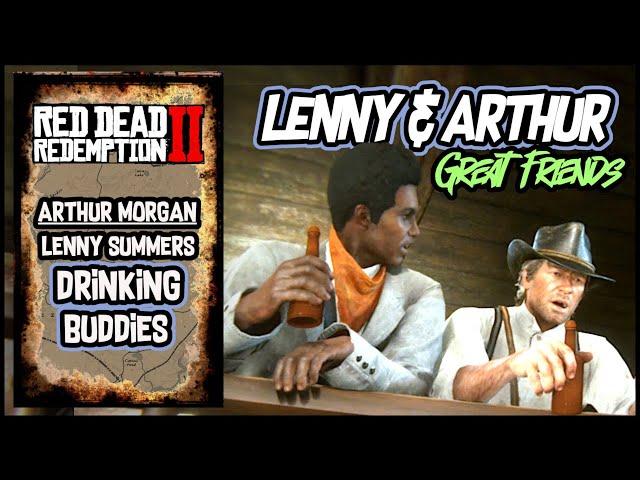 ARTHUR Takes LENNY Out Drinking And This Happened! - RDR2 Relaxing Gameplay