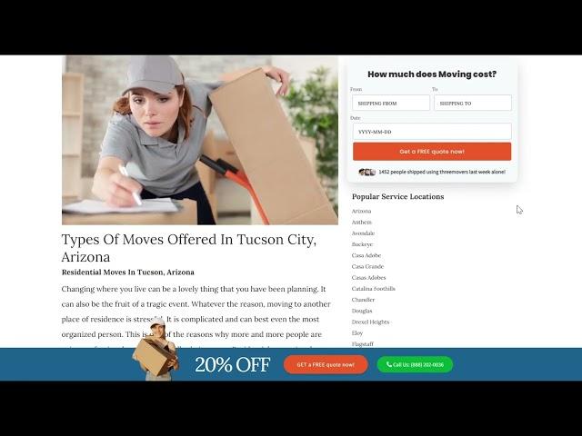 Tucson Moving Company | Affordable Tucson Moving Solutions | Benefits of Hiring Movers