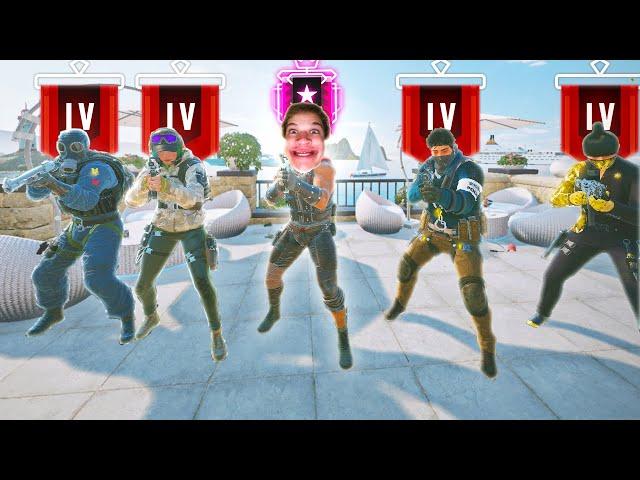 I Joined 4 COPPERS For Ranked... (Rainbow Six Siege)