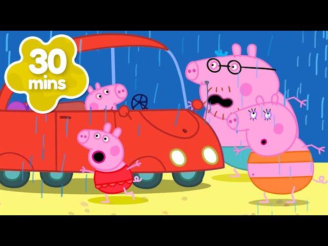 The Rainy Beach Day! ️ | Peppa Pig Full Episodes