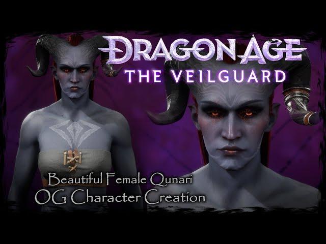 DRAGON AGE: THE VEILGUARD || Beautiful Qunari [Original Character #14] - Female Character Creation