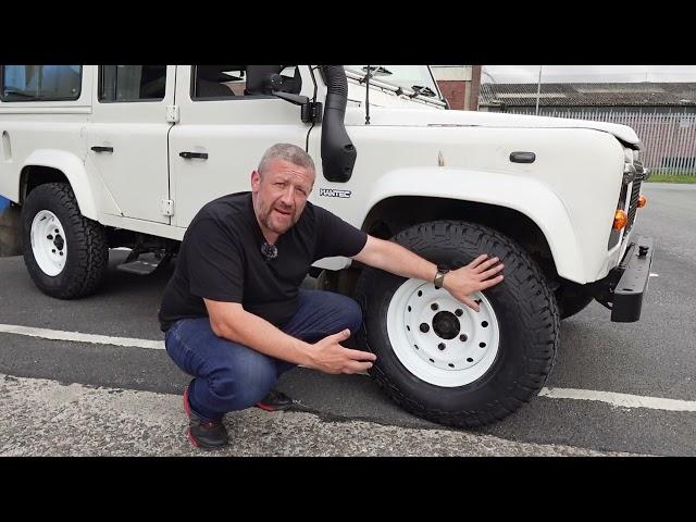 Brilliant All Terrain Land Rover Defender tyre - The Comforser   235 85 16