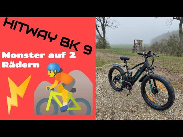 E-Bike HITWAY BK 9 / Fatbike Vollgefedert mit 720 Wh Akku mit günstigen Preis !