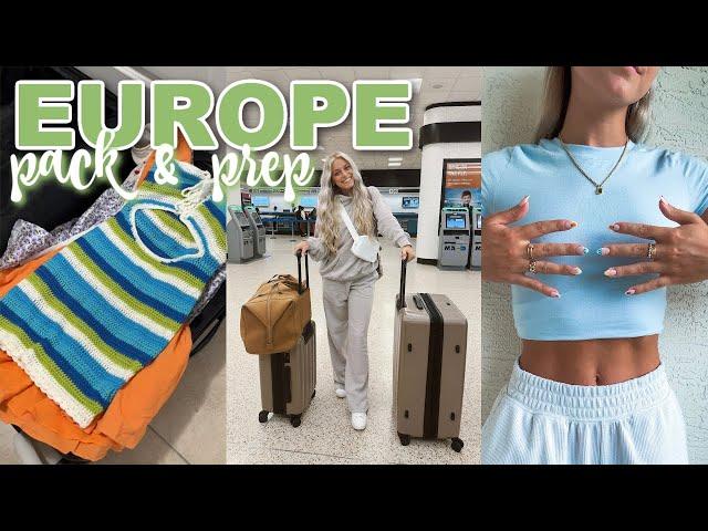 PACK AND PREP FOR EUROPE: 3 weeks away, what I'm packing, & full prep