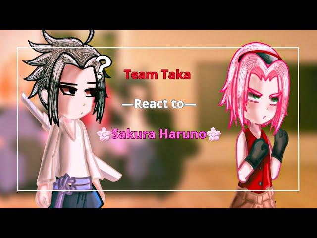 Team Taka/Hebi react to Sakura Haruno | [1/2] | Sasusaku | —K a y a—