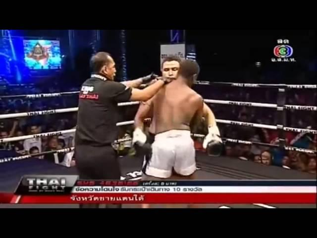 Saiyok Pumphanmuang VS Muhammad Nsubuga Thai Fight Extreme 2013 Sep 22