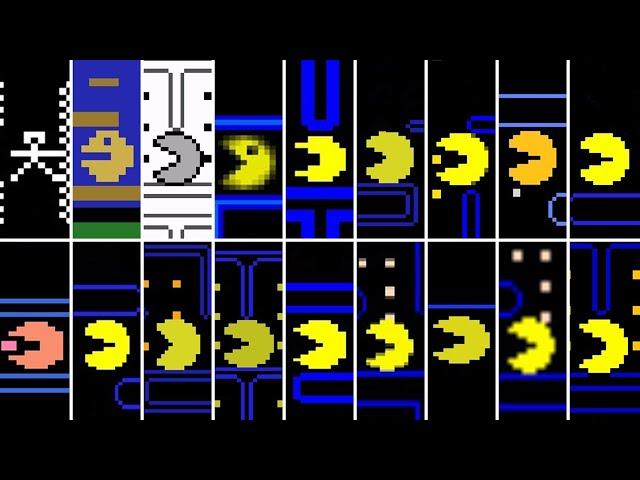 Pac-Man (1980) Mega Comparison (+20 versions) GB, NES, Atari, C64, MSX, Arcade, DOS And MORE!