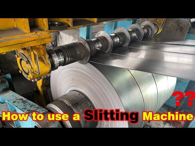 How to use a Slitting Machine | Metal Coil slitting line