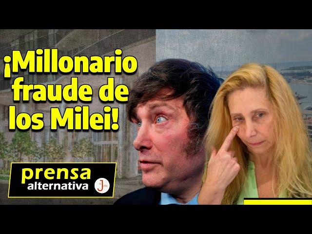 Investigación revela hechos de corrupción de Javier y Karina Milei
