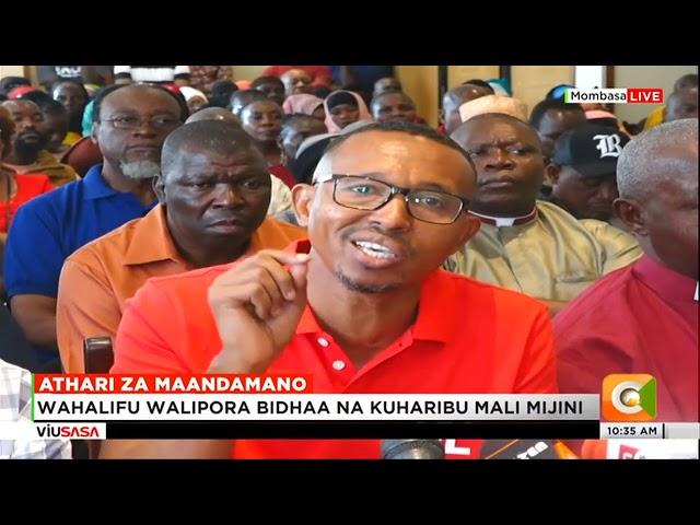 Mbunge wa Nyali Mohamed Ali Akashifu maandamano iliyoandaliwa  jana