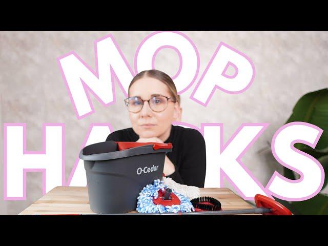 Ocedar Won’t Tell You These GENIUS Hacks That ARENT For Your Floor| #Ocedar Mop Hacks #mophack