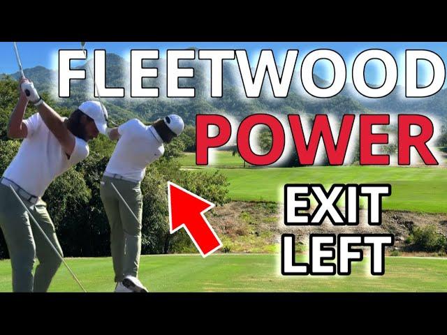 TOMMY FLEETWOOD Exit Left LAG POWER ! Shoulder Plane #golf #power #golftips #morad #champion #legend