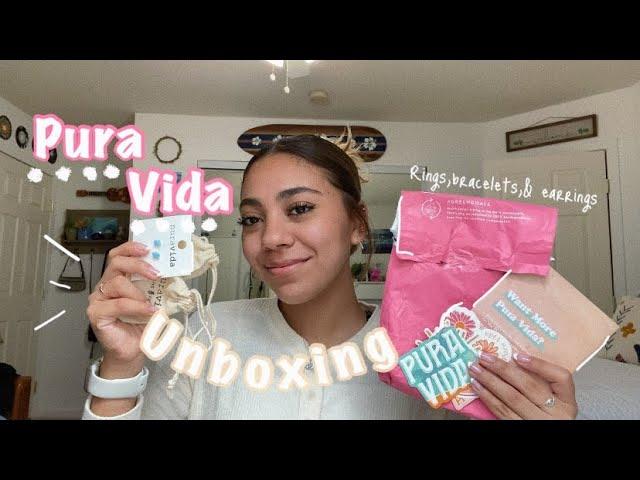 Pura vida unboxing | earrings,necklace,& bracelets