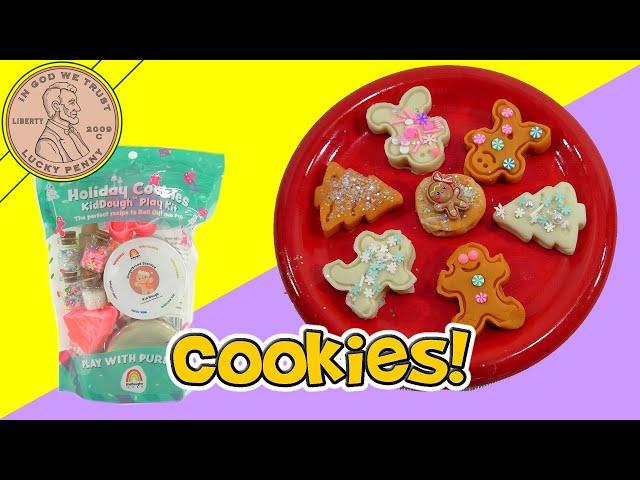 KidDough Christmas Cookies Play Set Gingerbread And Sugar Cookies