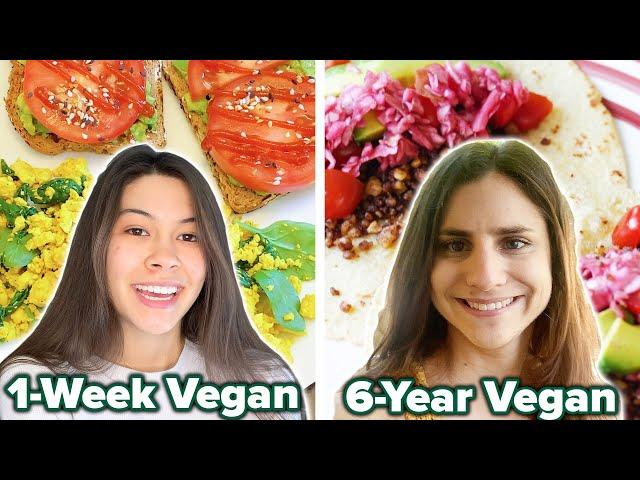 What A Beginner, Intermediate, And Experienced Vegan Eat In A Day