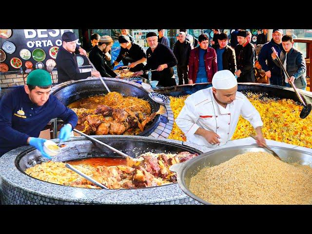 Most popular pilaf centres of Uzbekistan l Great video of the channel "GREAT FOOD"