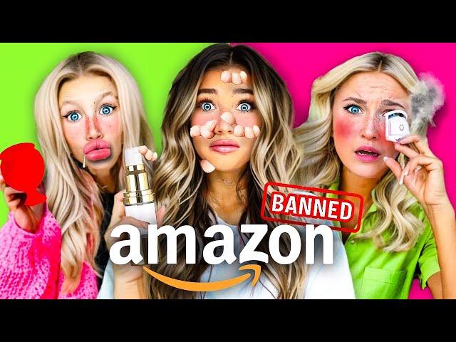 I TRiED 100 BANNED AMAZON BEAUTY PRODUCTS!