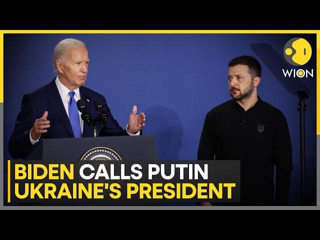 Biden stumbles, makes major slip-ups at NATO Summit; claims multiple tests prove him fit | WION