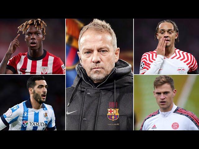 Hansi Flick’s Barcelona Transfer Plans ft Nico Williams, Xavi Simons, Mikel Merino & more