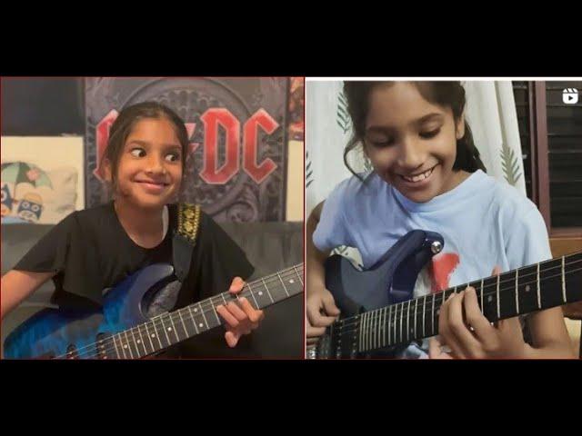 Worlds most Amazing 11 year old guitar enthusiast Aanika Pai!