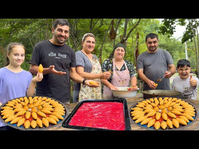 Mountain Life Cooking: Traditional Turkish Icli Köfte and Fresh Raspberry Cake