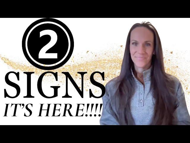 2 SIGNS THAT THE UNIVERSE WILL GIVE YOU BEFORE IT ARRIVES // MANIFESTATION MAGIC