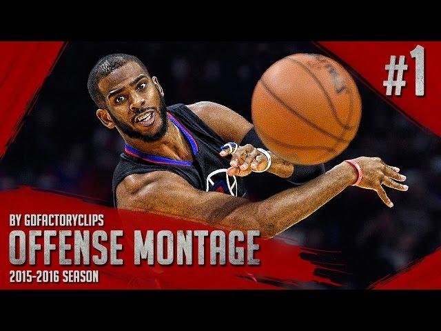 Chris Paul Offense Highlights Montage 2015/2016 (Part 1) - POINT-GOD, CRAZY Crossovers!