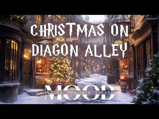 Christmas on Diagon Alley- 10 HOURS of Harry Potter Inspired Christmas Ambience with Christmas music