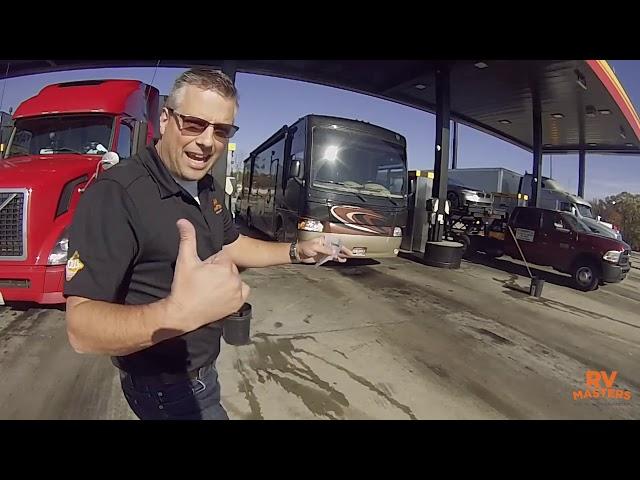 RV TRAINING - Getting DIESEL at a truck stop!