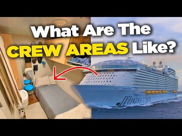 A look at the secret crew-only areas on cruise ships