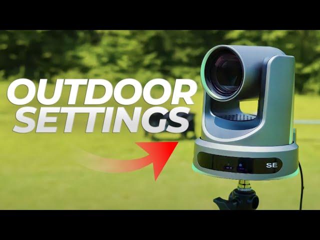 PTZ Cameras Outdoor Settings For Live Streaming