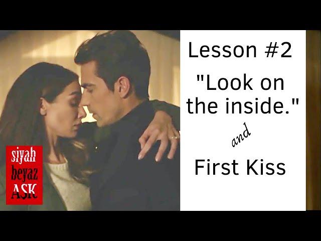 Siyah Beyaz Ask   Ep 4   First Kiss  Ibrahim Celikkol   English Subtitles