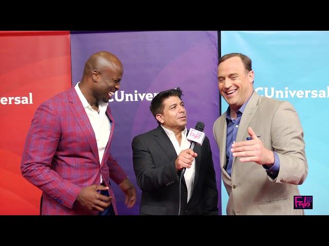 American Ninja Warrior hosts Akbar Gbajabiamila & Matt Iseman