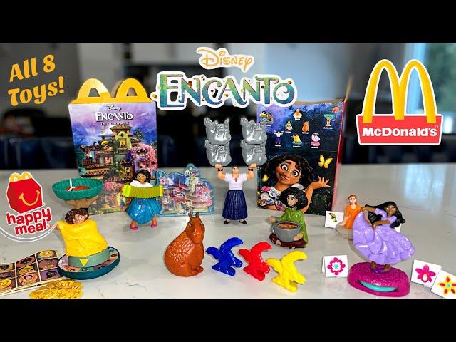 Disney ENCANTO Movie MCDONALDS Happy Meal Toys! All 8 Toys! Nov 2021