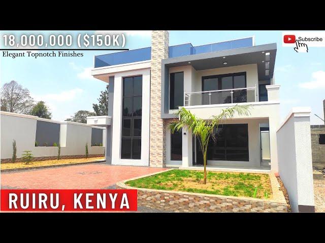 OMG! THE BEST CONTEMPORARY VILLAS| With An Intriguing Architectural Design,Pool, Gym @18M Ruiru ️