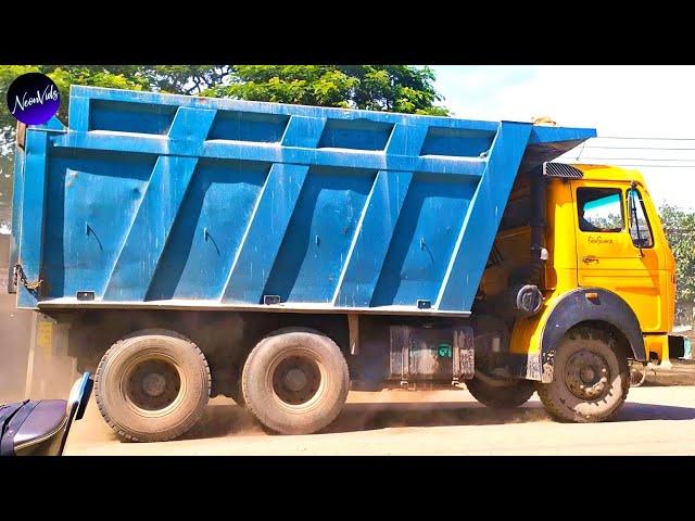 BANGLA TRUCKS 314 | Tata 2518 tipper - The 10-wheeler beast | Truck Spotting | Truck Sound