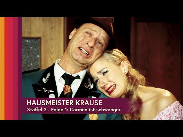 Hausmeister Krause, Staffel 2 - Folge 1: Carmen ist schwanger