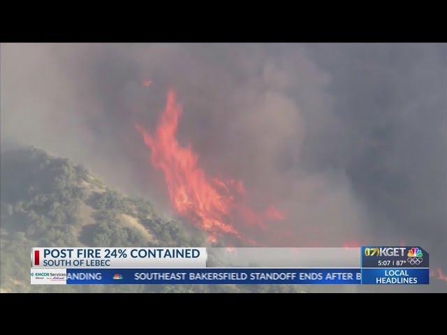 Post Fire in Gorman burns over 15,000 acres