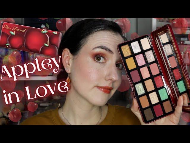 NEW Too Faced APPLEY IN LOVE Palette  Too Faced FALL palette 2024 Swatches, Comparisons + Looks!